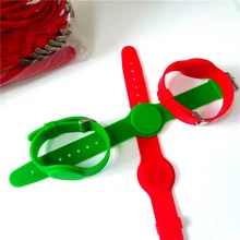 125 кГц EM4100 TK4100 RFID Браслет Регулируемый браслет RFID часы карты силиконовый RFID браслет только для чтения на запястье