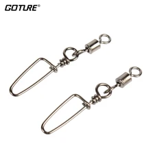 Goture 200 шт./партия MS+ HX поворотные застежки для рыбалки 2#4#6#8#12# Rolling поворотный фиксатор приманка крючок рыболовный разъем