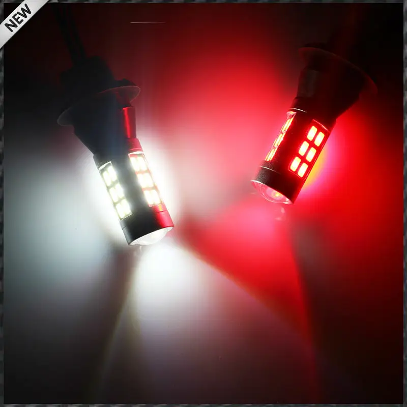 Светодиодные Сменные лампы 21 SMD белые/красные двухцветсветодиодный 7440 7444 T20 2