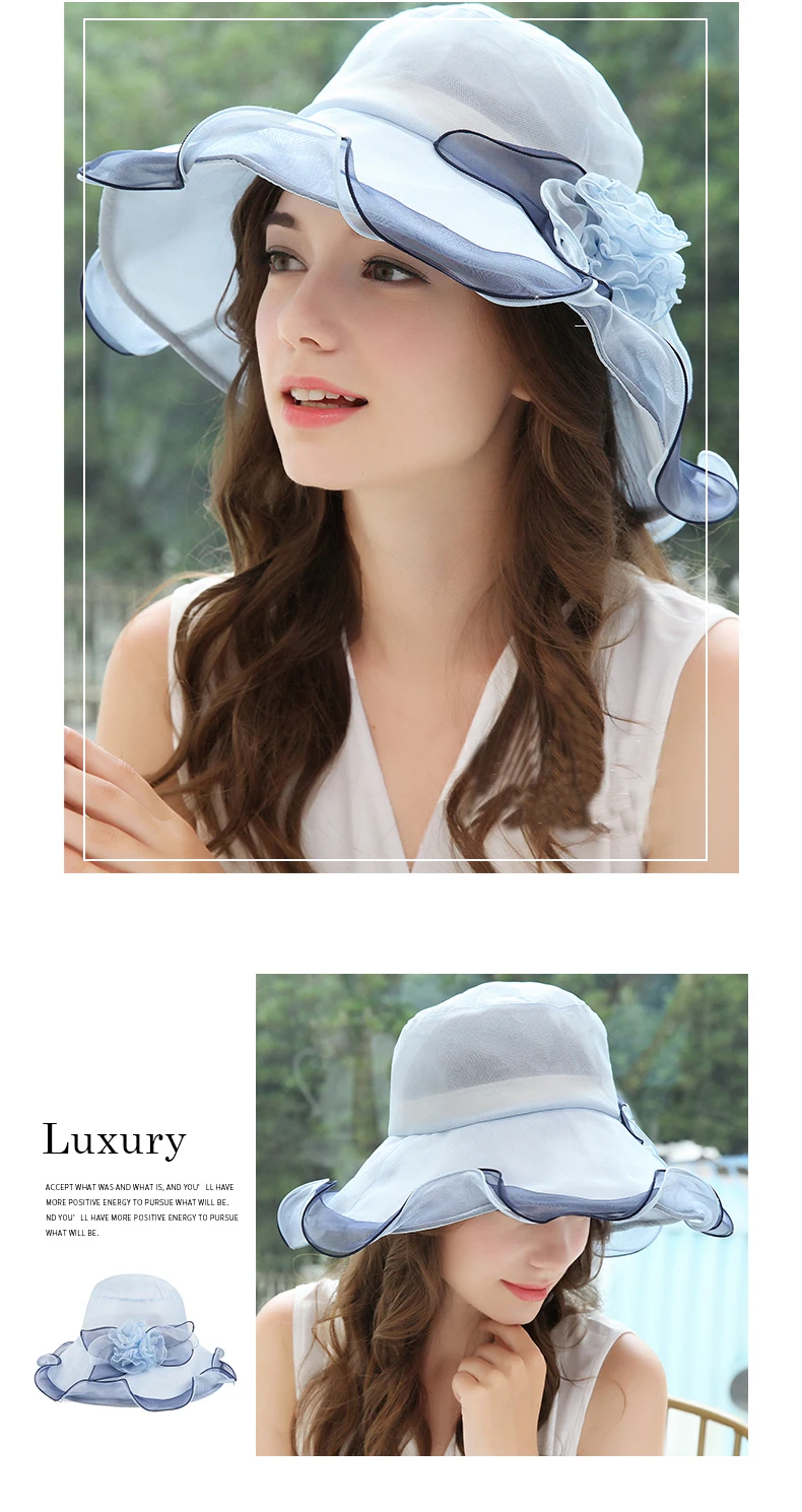 7 woman sun hat