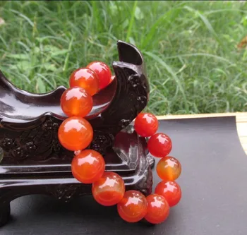 

Natural South Red Agate Bracelet men and women Section Transport Bracelet children shall Sardonyx bracelet genuine special 12mm