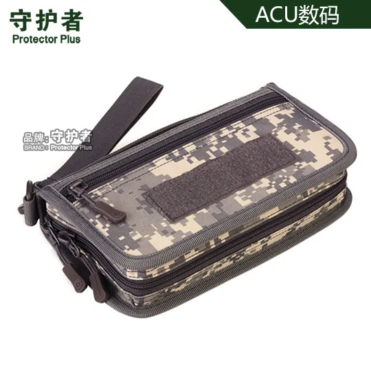 Тактический кошелек-клатч MOLLE, пакет для паспорта, камуфляжная спортивная сумка A4439 - Цвет: ACU digital