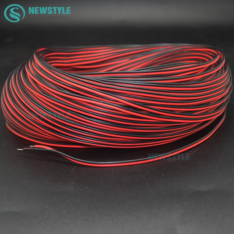 10m 20m/lot 2 Pin 20AWG 2 Channels 5730 5050 3528 LED Strip light Wire