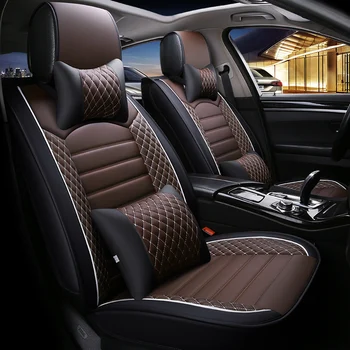 

New Luxury leather Universal car seat cover for subaru Tribeca Legacy Outback Impreza Forester XV car accessories car styling