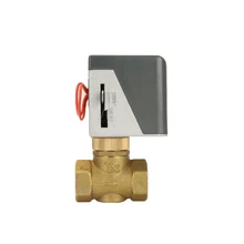 Полностью медная катушка вентилятора Электрический двухходовой клапан центральный Кондиционер Электрический автоматический/ручной клапан