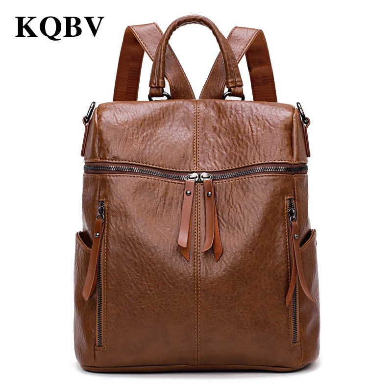 

Women Backpack PU Leather Backpacks Shoulder Bag Daypack for Women Female Mochila Feminine Mochila