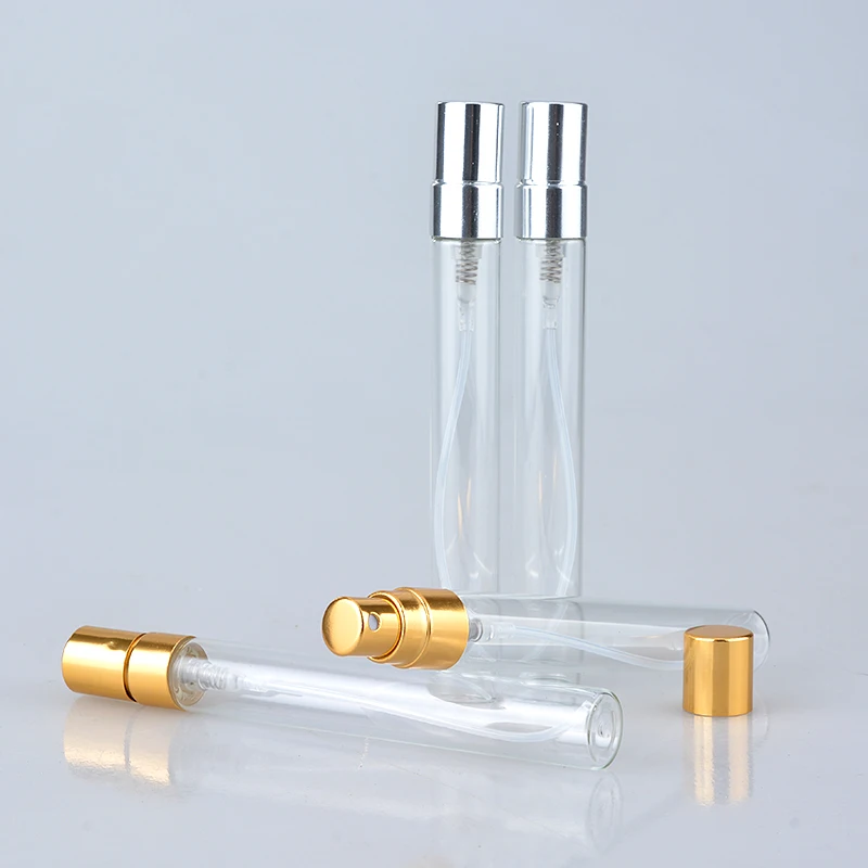 

10 Pieces/Lot 10ML Parfum Verstuiver Travel Spray Bottle For Perfume Portable Empty Cosmetic Containers With Aluminium Pump
