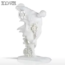 Main Cakram Seneca Tooarts 3D Dicetak Patung Dekorasi Rumah Parametrik Escultura Patung Hiasan Patung Dekorasi Karya Seni(China)