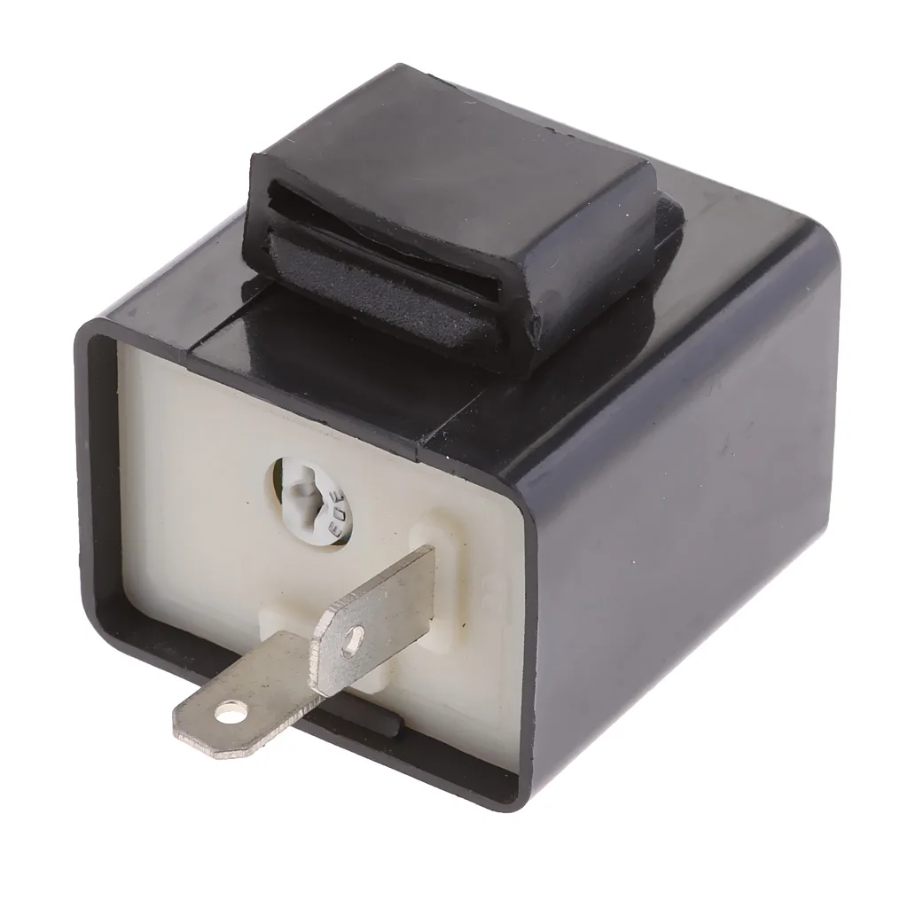 

Motorcycle 2 Pin Speed Adjustable LED Indicator Flasher Relay Resistor Fix