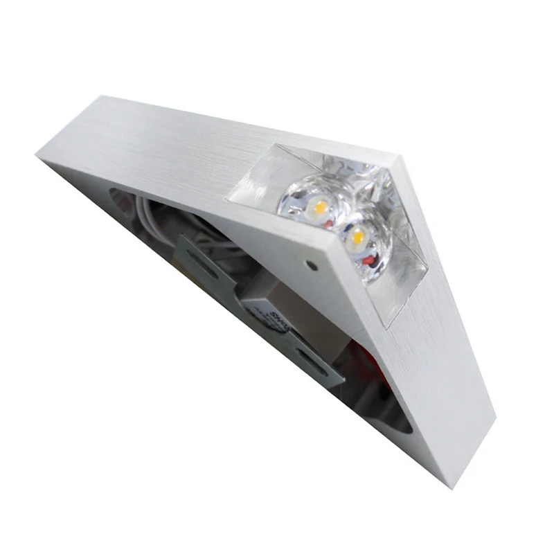 GO OCEAN Wall Lamps 3W Red Green Blue RGB LED Wall lights Triangle Spotlights For Bed Room Dining Room Bar Lighting LED (15)