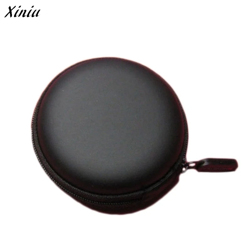 

Xiniu Coin Purse Zipper Portable Mini Round Hard Storage Case Bag for Earphone Bag Carteira Mulheres #1108