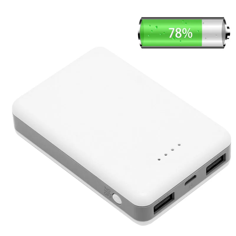 

Power Bank Box 5V Dual USB Power Bank Box Kit 3x18650 Battery Charger DIY Box For Cellphone 1A