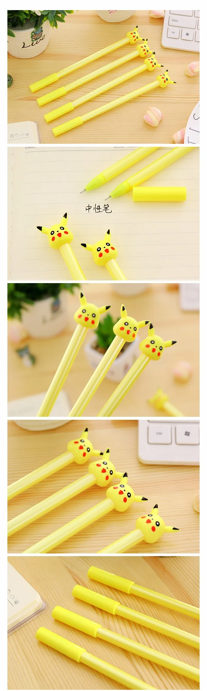 2pc Cartoon Kawaii Cute Plastic Pokemon Gel Pens For Kids Novelty Gift –  Ayva's Place