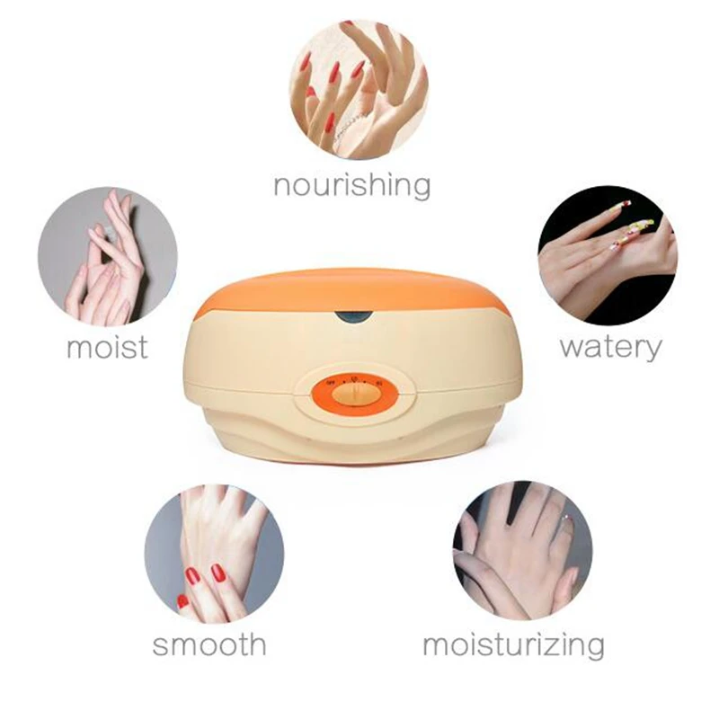 Paraffin Wax Heater +1 Wax Hand SPA Warmer Machine And Protection Gloves Booties Body Hand Foot Skin Care wax heater