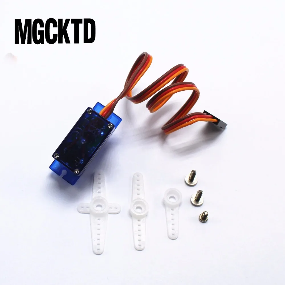 Megmoki  Smart Electronics 1Pcs Rc Mini Micro 9g 1.6KG Servo SG90 for RC 250 450 Helicopter Airplane Car Boat