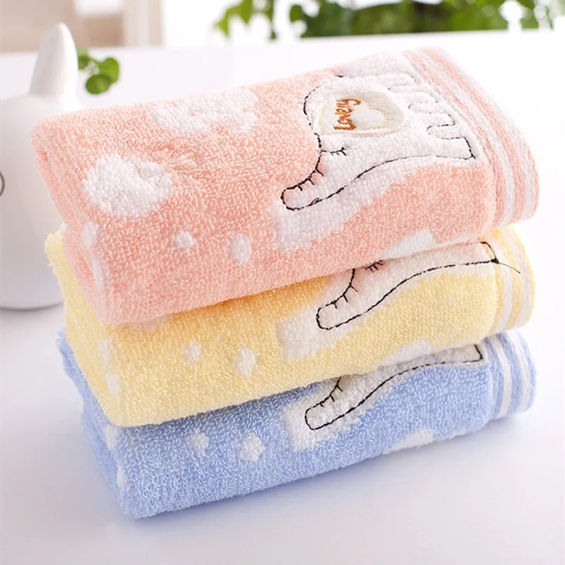 SBB Whole cotton face Towel wholesale 32 strands of cotton super absorbent towel soft Twistless yarn facecloth Wholesale gift