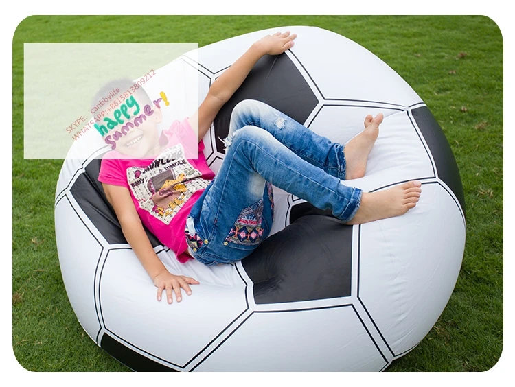 Intex 68557 inflatable soccer football air sofa seat chair/sport fun
