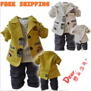 Anlencool New Arrival Free Shipping Newborn Baby Winter Clothes And Autumn Male Children Suit Child 100% Cotton Three Pics Set Anlencool New Arrival Free Shipping Newborn Baby Winter Clothes And Autumn Male Children Suit Child 100% Cotton Three Pics Set