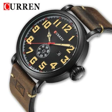 Curren 8283 кварцевые часы для военных мужчин s часы лучший бренд Роскошные мужские наручные часы с кожаным ремешком повседневные спортивные мужские часы Relogio Masculino