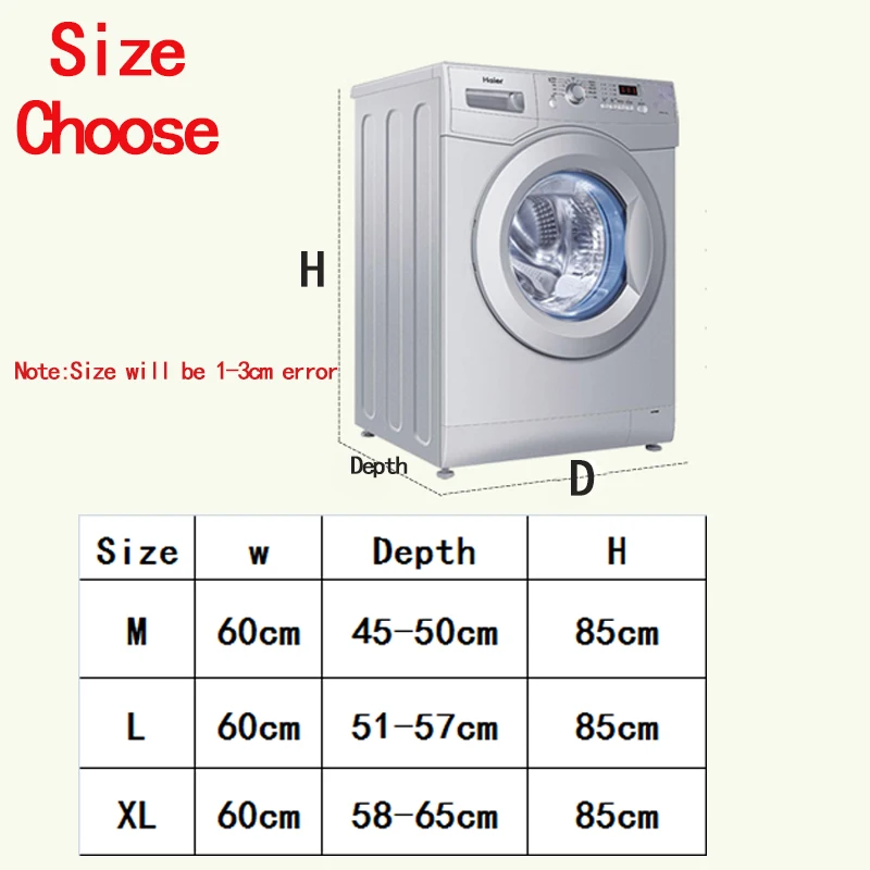SRYSJS водонепроницаемый чехол для стиральной машины солнцезащитный чехол из плотной ткани водонепроницаемый чехол для стиральной машины защитный Пылезащитный Чехол
