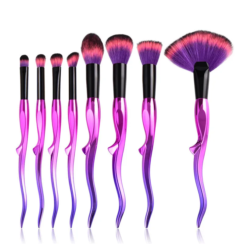 Buy Best Deal 8pcs Pro Makeup Brushes Set Foundation
