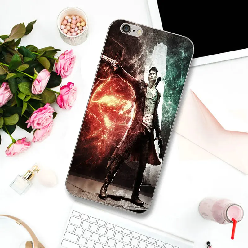 Picture 2 Dmc Devil May Dante Мягкий ТПУ силиконовый чехол для мобильного телефона iPhone 8 7 6 6S Plus X XR XS Max 10 5 5S SE 5C 4 4S чехол - Цвет: Picture 2