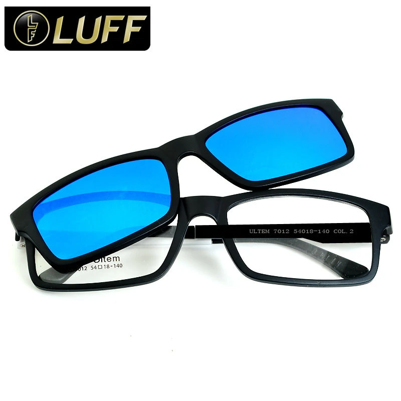 LUFF 2 Pcs Polarized Sunglasses Clips Night Vision Goggles Clip Metal Frame