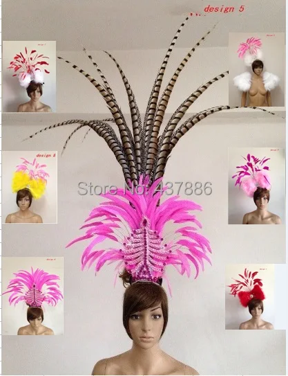 

Costume feather hair accessory bow hair accessory notum dance ruslana korshunova