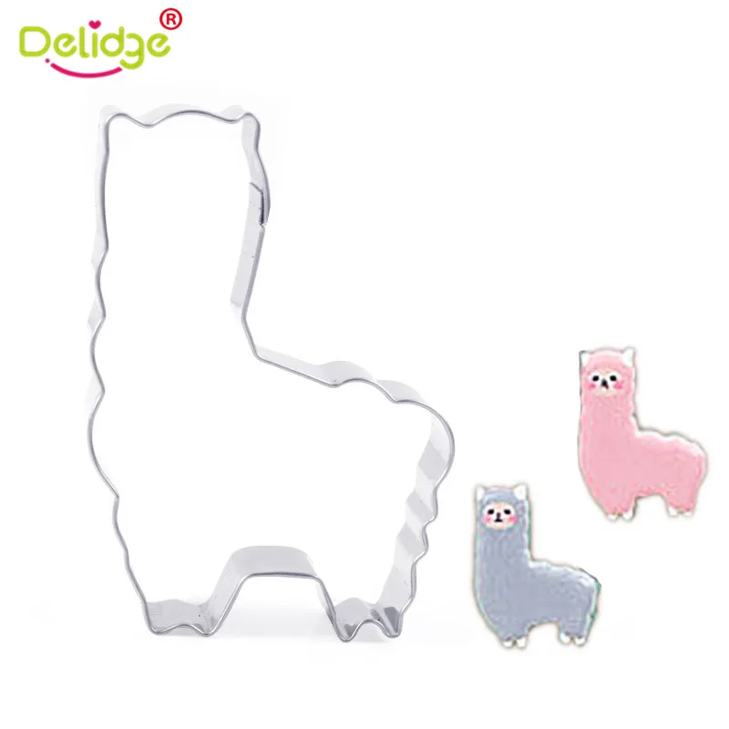 

Delidge 1 pc Alpaca Blankly Mud Horse Cookie Cutter Stainless Steel Cake Fondant Decorating Biscuit Dessert Molds Baking Tools