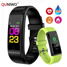 New Smart Wrist Band Bracelet Fitness Heart Rate Blood Pressure Pedometer Sports Wristband Smart Watch Men Women For IOS Android