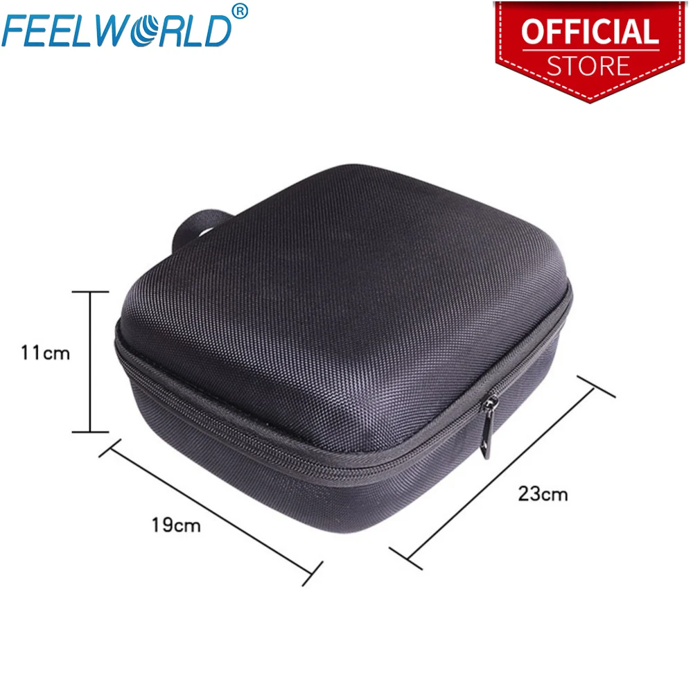 

Feelworld Photographic Equipment Bag CameraMonitor Carrying Case(9.06x7.48x4.33"/23x19x11cm) for Feelworld FW759 FW760 A737 Etc