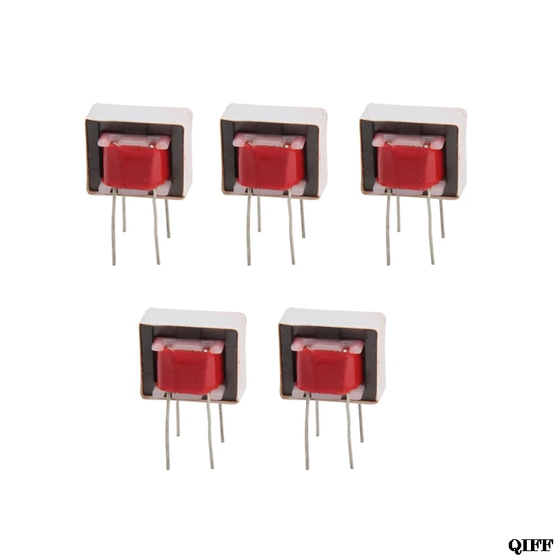 

5X Audio Transformers 600:600 Ohm Europe 1:1 EI14 Isolation Transformer Ringing Mar28
