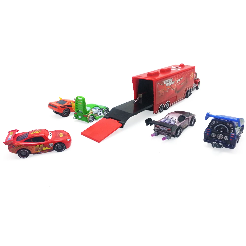 Disney Pixar Cars Snot Rod &amp DJ Boost Wingo Metal No.95 Mack Racer's Truck Lightning McQueen Loose New бесплатная доставка| |