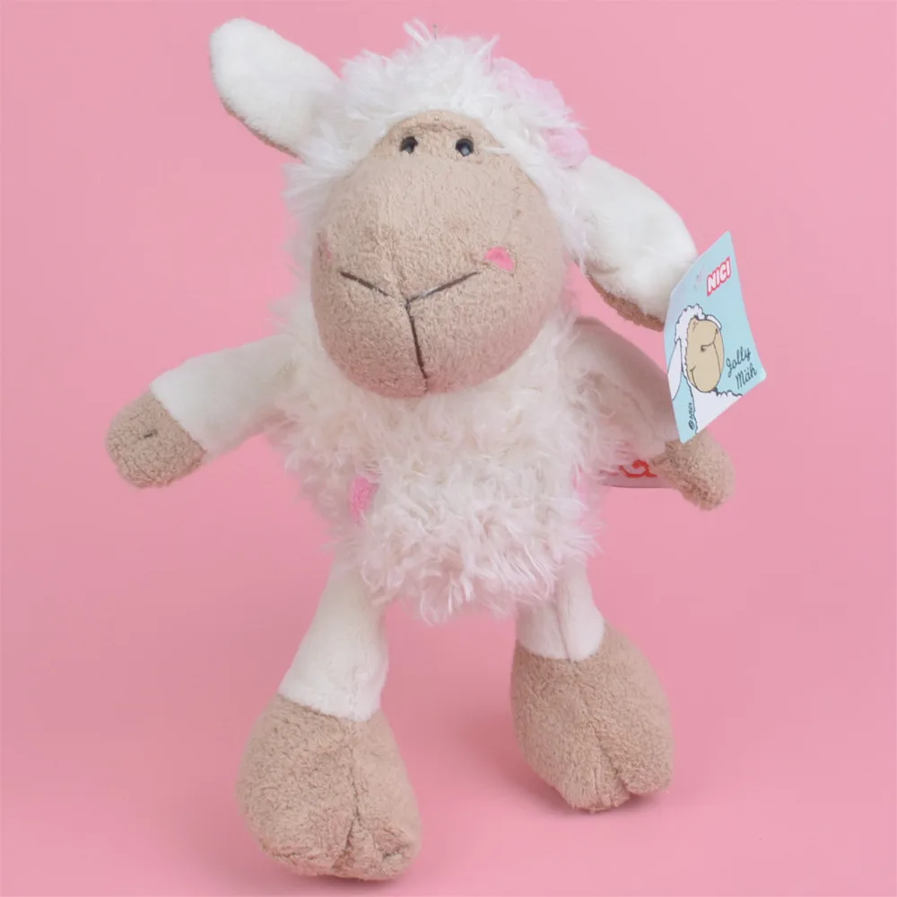 

White Lamp Plush Toy, 25cm Head flower Sheep for Cute Baby/ Kids Gift, Plush Doll Free Shipping