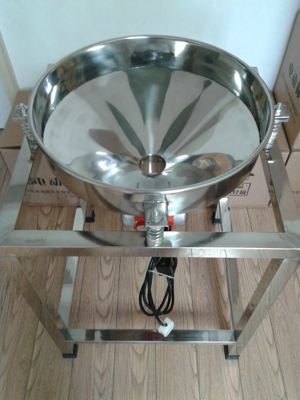 

Vibrating sieve soymilk filter, rice slurry shaker, high frequency vibration filter screen, liquid filter screen