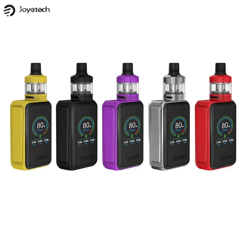 100% Оригинал Joyetech кубовидной Lite комплект с превышать D22 2 мл распылитель и 3000 мА/ч 80