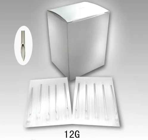 Одноразовые пирсинг игл Mixte 12G 14G 16G 18G 20G 100 шт./лот|Иглы для тату| |