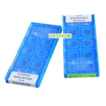 

10PCS TBGT060102L TN60 TBGT060104L TN60 TBGT060102L KW10 TBGT060104L KW10 Kyocera Tungsten Carbide Insert For CNC Lathe Cutter