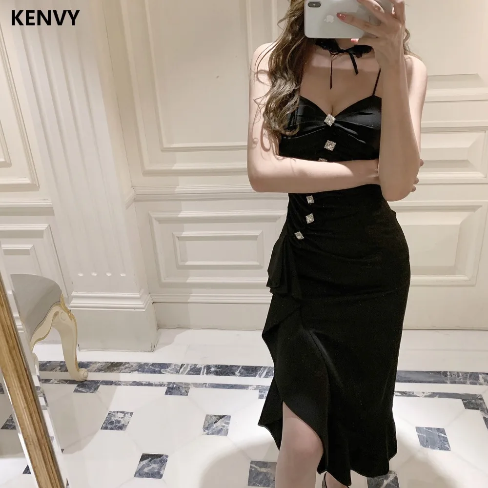 KENVY Brand Fashion Women's High end Luxury Spring Slim Sexy Elegant