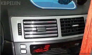

3M car air conditioning outlet U Style decoration strip Grille Chrome for Toyota corolla rav4 Yaris prius hilux car styling