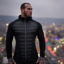 Мужская куртка для бега, базовые куртки, зимняя уличная спортивная куртка для тренировок, водонепроницаемая теплая пуховая куртка для мальчиков, спортивная куртка для бега для мужчин