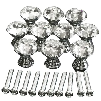 

10x Furniture Knobs Door Cabinet Drawers Kitchen Handle Decor