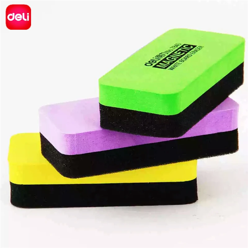 Deli High Quality Whiteboard Erasers Drywipe Marker Cleaner