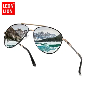 

LeonLion 2019 Driving Polarized Metal Sunglasses Men Mirror Outdoor Fishing Glasses Street Beat Lunette De Soleil Femme UV400