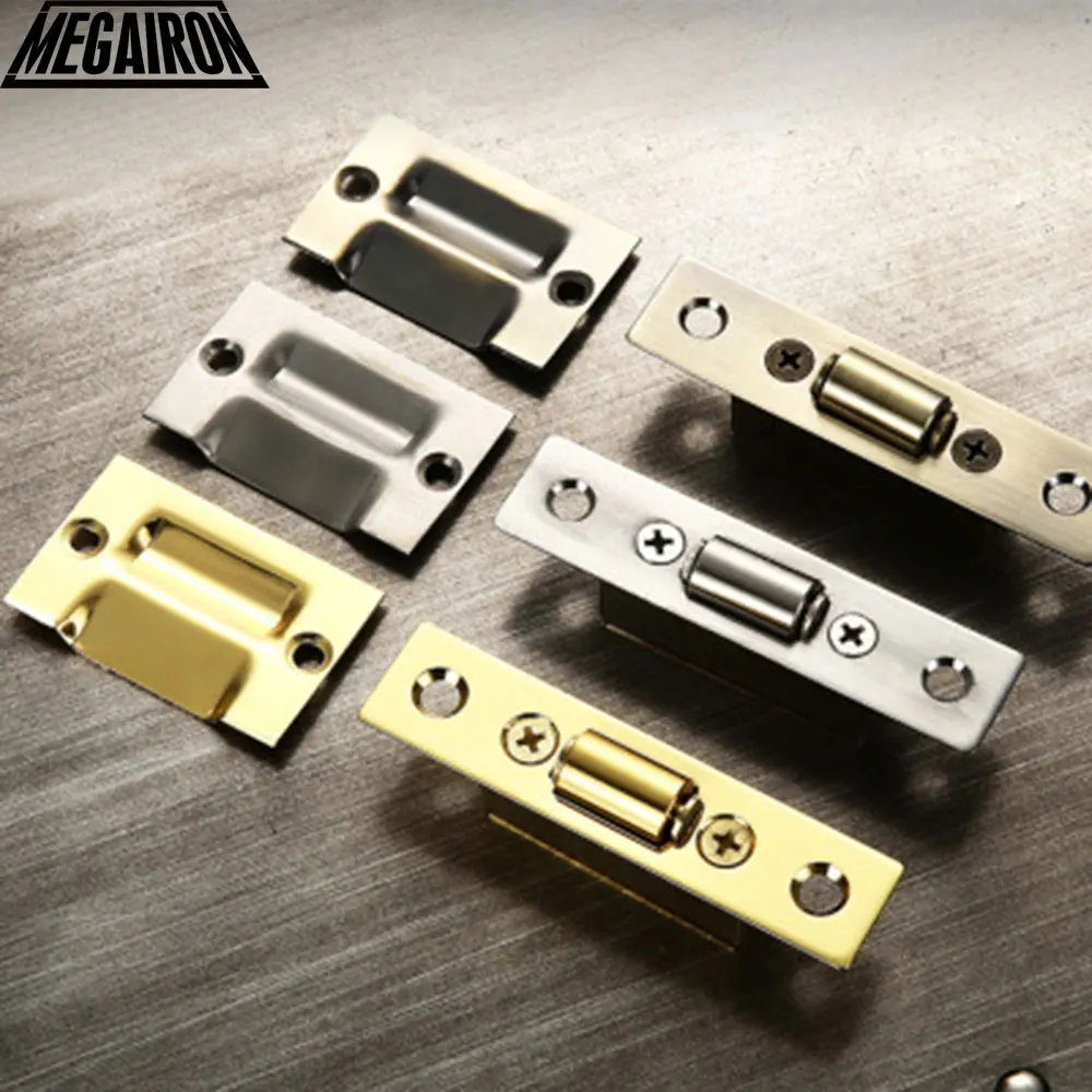 

MEGAIRON Zinc Alloy Door StopperThick Wooden Door Concealed Door Stop Window Stop and Cabinet stopper