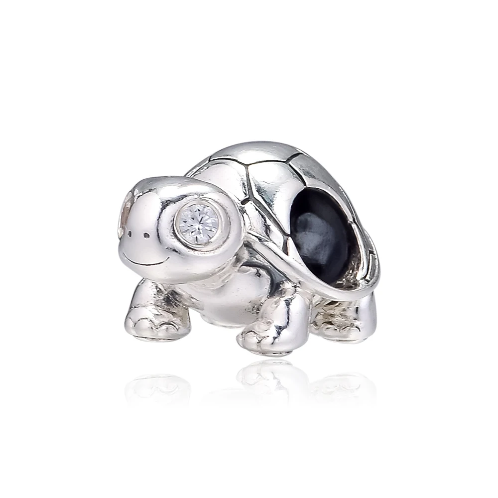 

CKK Bright-Eyed Turtle Animal Charm Bead Charms 925 Sterling Silver Beads Fit Pandora Bracelets DIY Silver 925 Jewelry