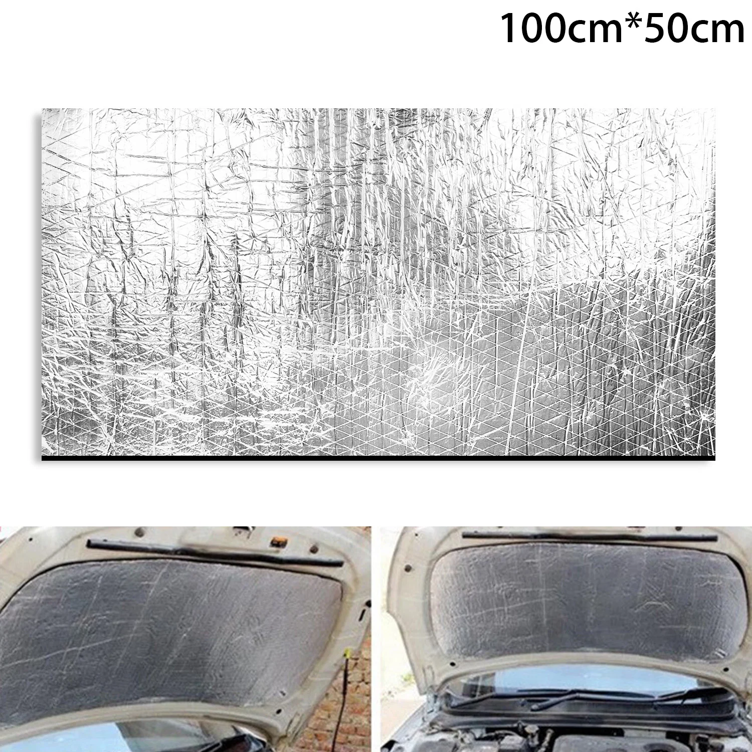 

50cm*100cm Vehicle Sound Proofing Deadening Closed Cell Foam Pad Insulation Heats Mat Sounds Heat Insulations Cotton