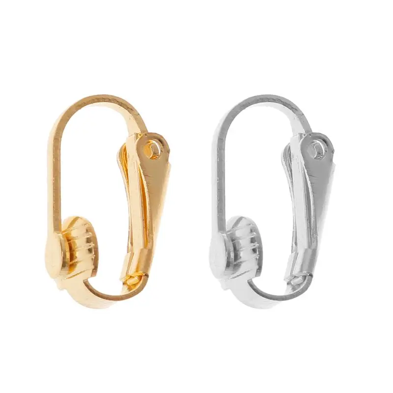 

50Pcs Clip-on Earring Converter DIY Earrings Pierced into Clip on Jewelry Making