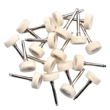 5pcs/lot Dental Polishing Wheel Wool Cotton Polishing Brushes Polishers for Rotary Tools Jewelry Buffing 2.35mm Polishing Wheel goxawee jewelry tools ball cones polishing media for rotary tumbler jewelry polishing tumbler accessories oval polishing beads