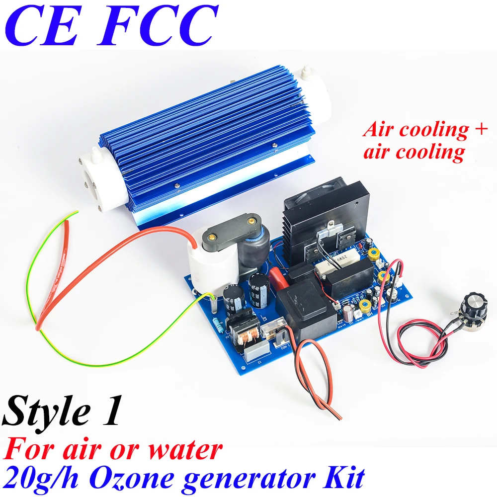 

To Thailand Pinuslongaeva 20g/h Quartz tube type ozone generator Kit ozone module china supplier ozone parts medical equipment